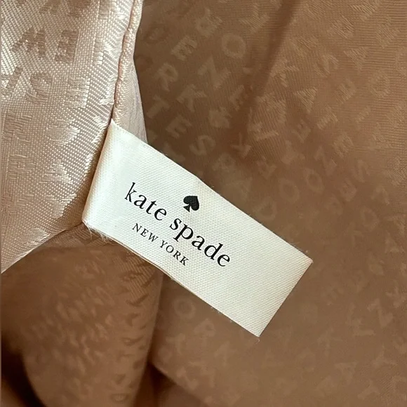 Kate Spade New York Grant Street Grainy Vinyl Juno Tote Bag Roses Floral Large - Picture 15 of 15